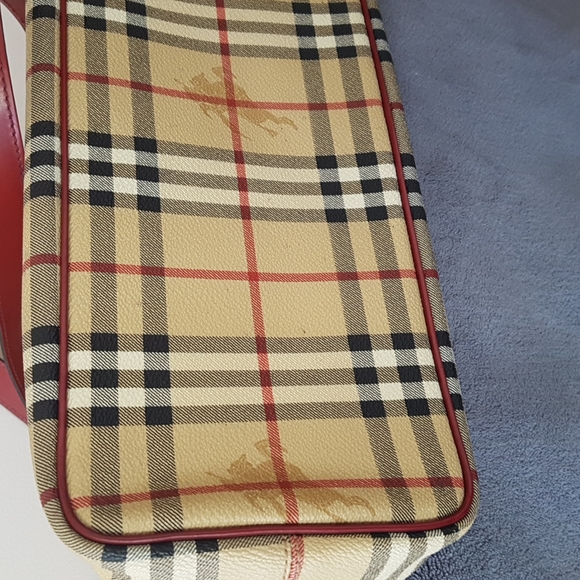 Burberry Beige Haymarket Check Canvas Shopper Large - Picture 8 of 15